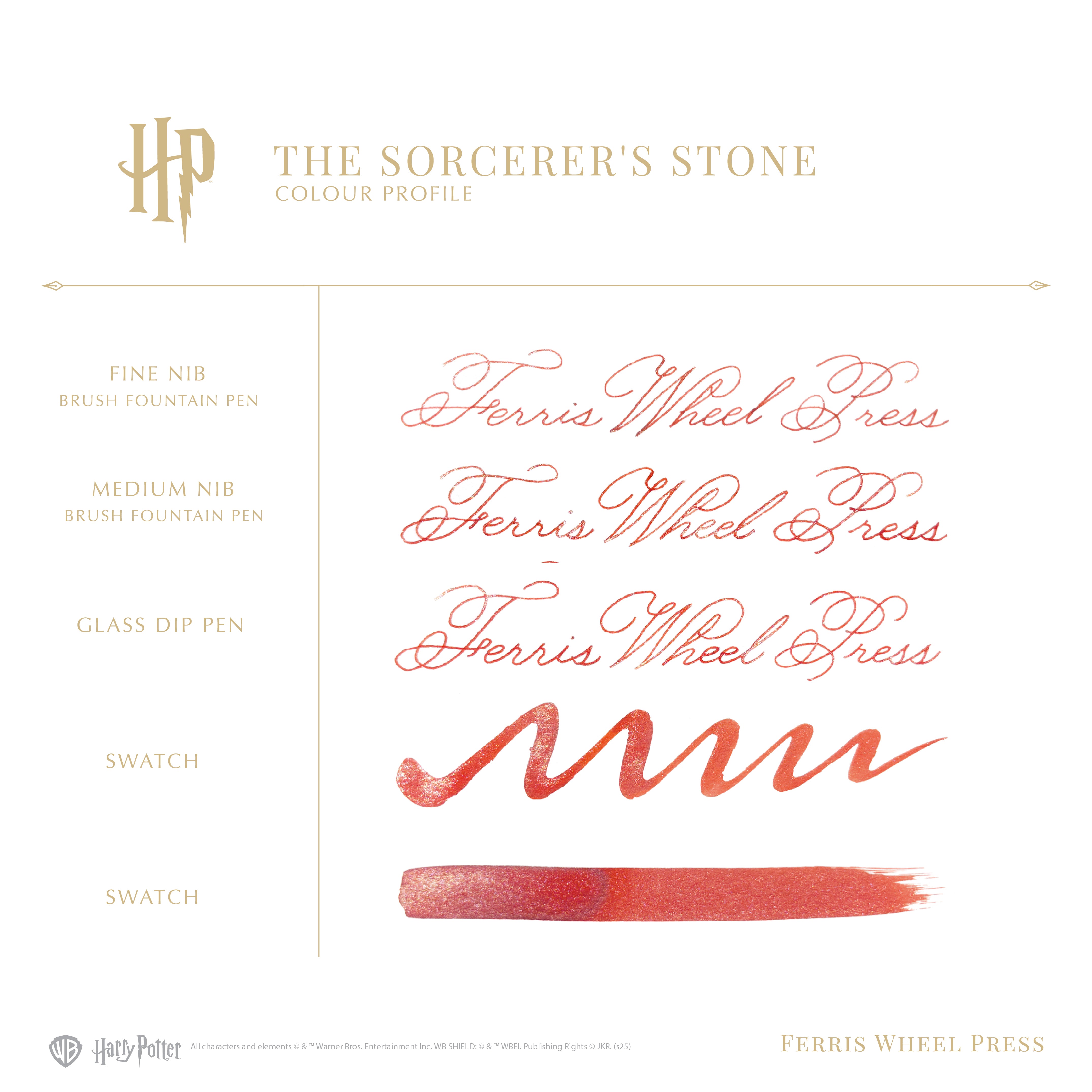 Warner Bros. | Harry Potter | Property of Hogwarts™ 38ml Ink | Limited Edition | The Sorcerer's Stone