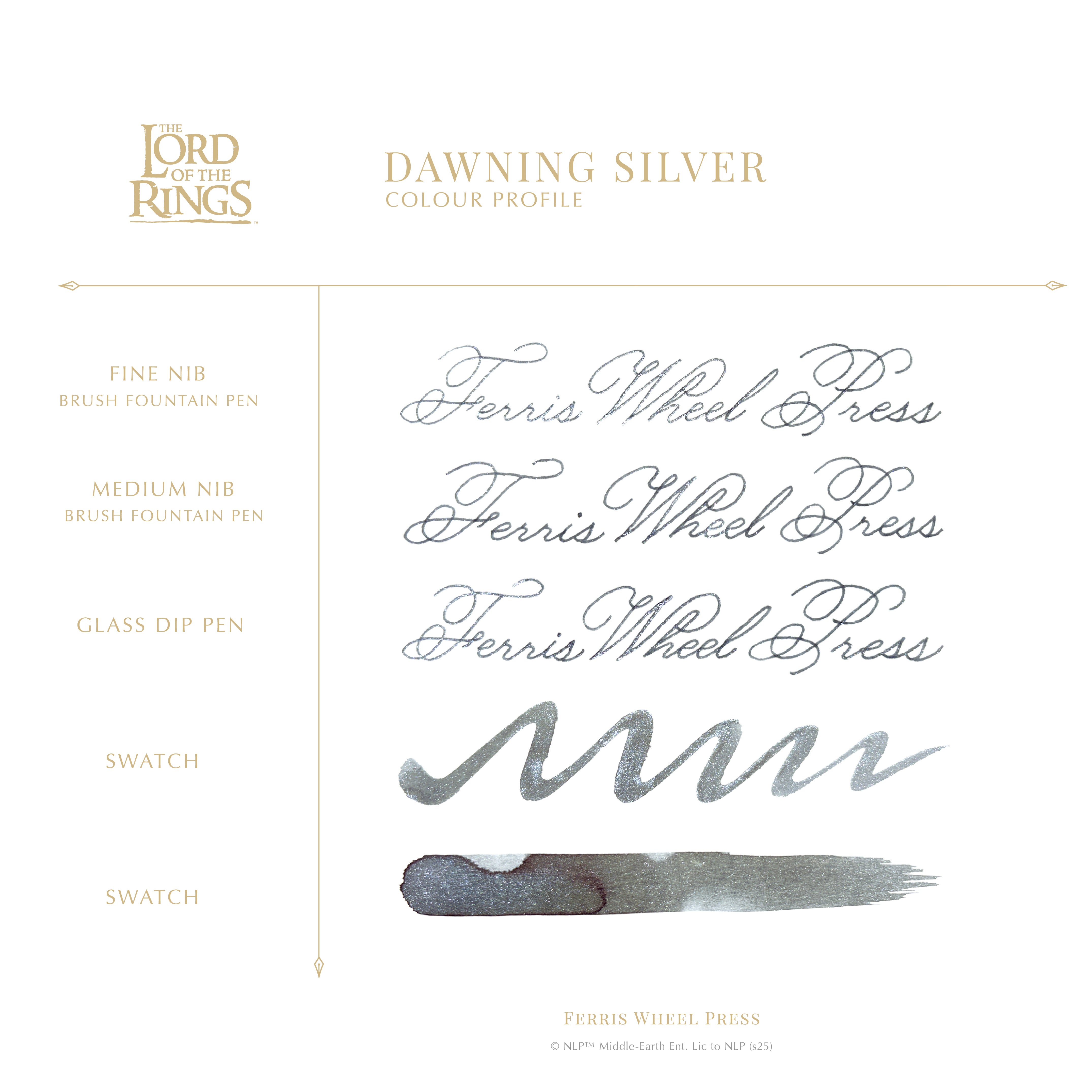 Warner Bros. | The Lord of the Rings | Dawning Silver 10ml Ink