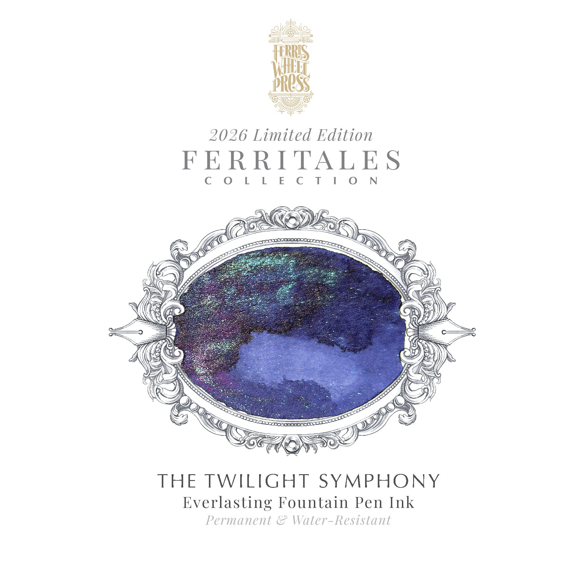 FerriTales | 2026 Limited Edition - Everlasting Fountain Pen Ink | Twilight Symphony 85ml Ink