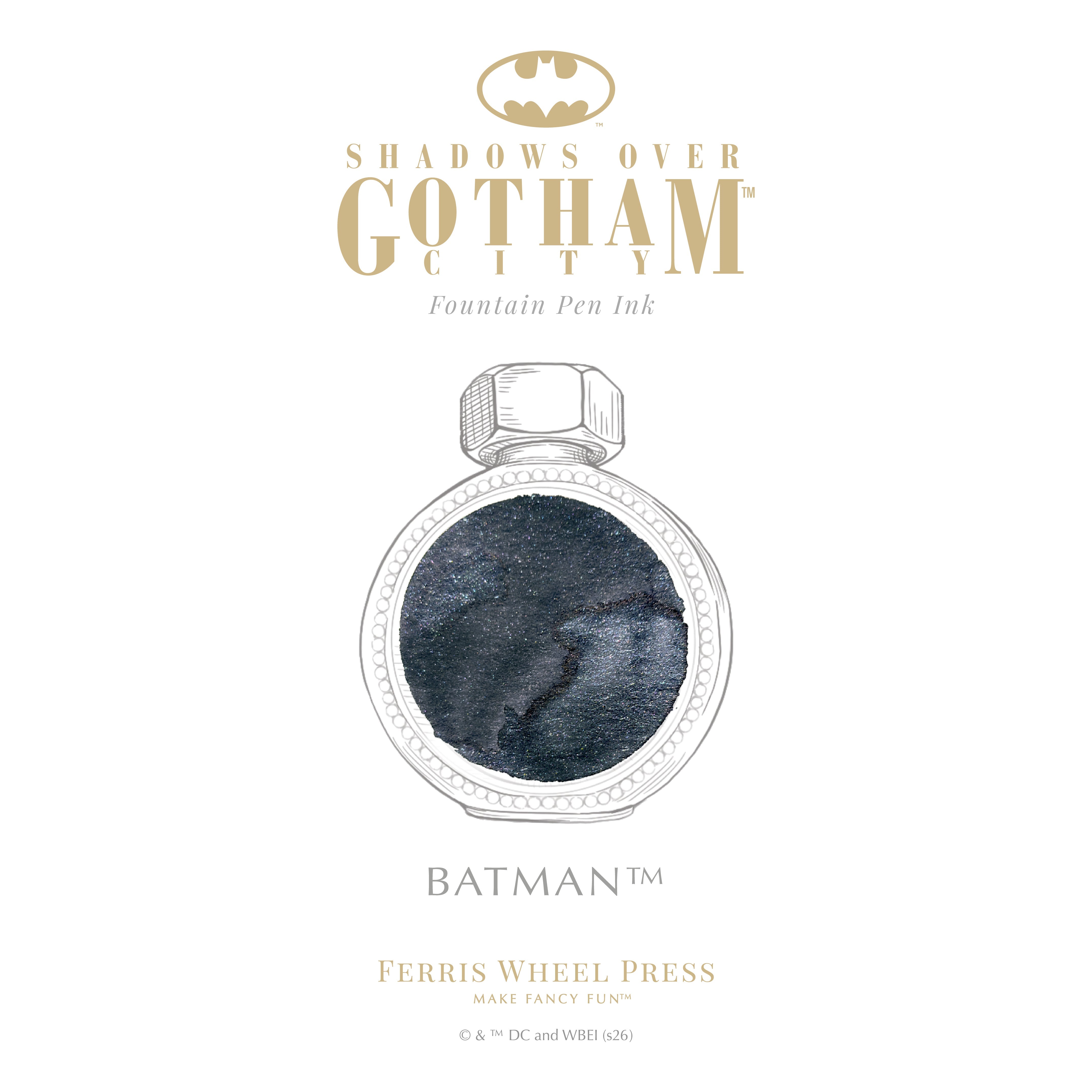 Shadows over Gotham City | Limited Edition Bat Signal Signature Ink 38ml