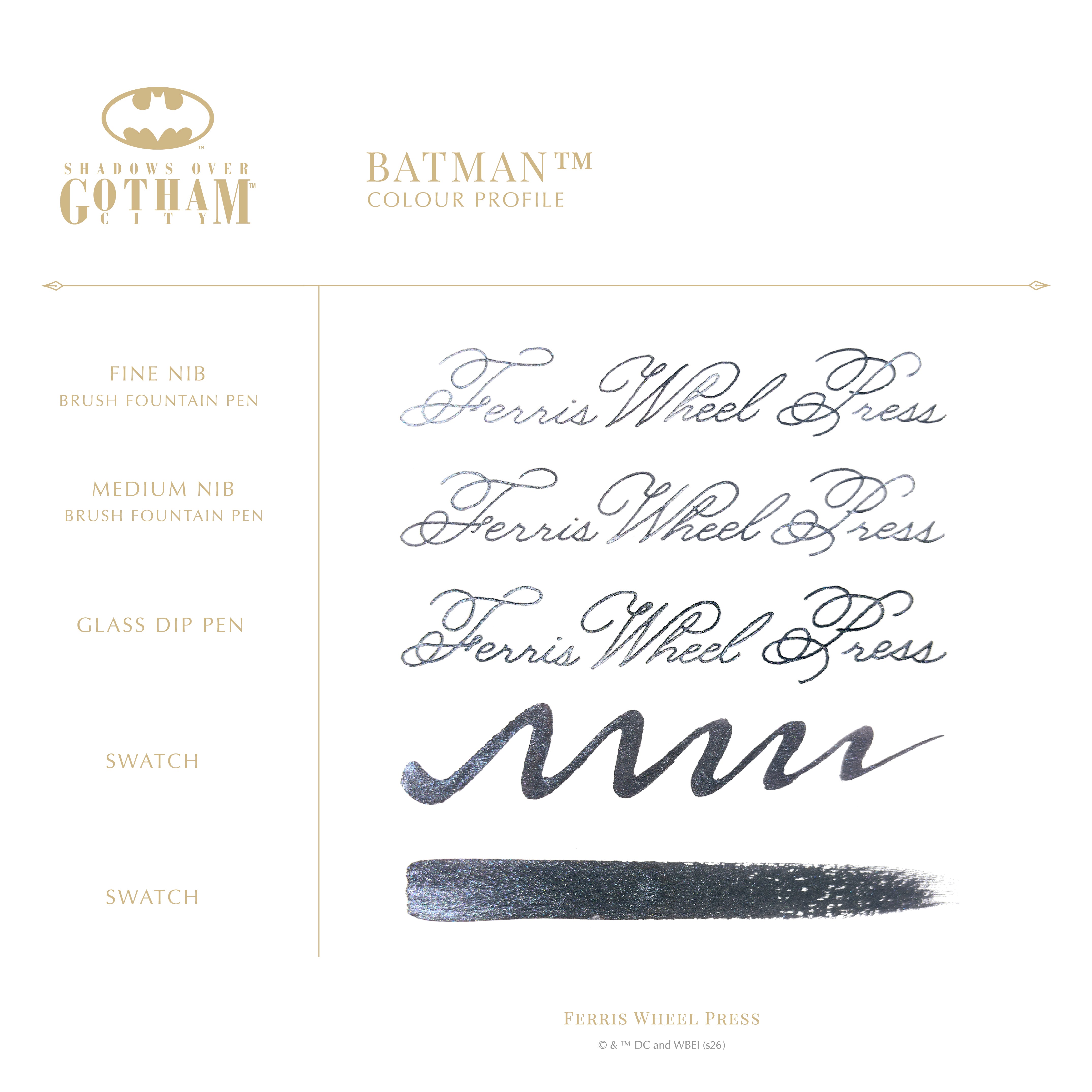 Shadows over Gotham City | Limited Edition Bat Signal Signature Ink 38ml