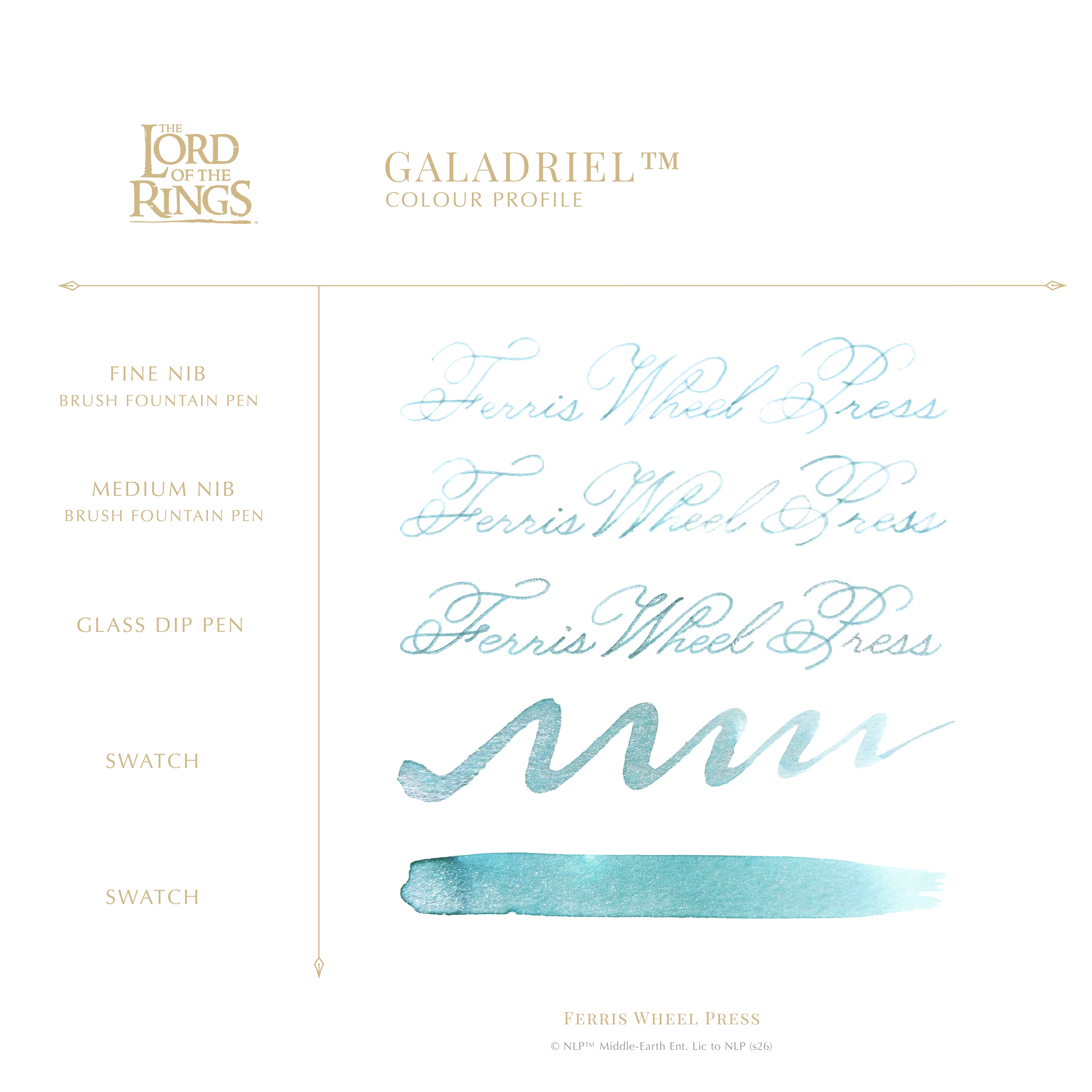 Warner Bros. | The Lord of the Rings 25th Anniversary | Limited Edition Pen and Ink Set | Galadriel