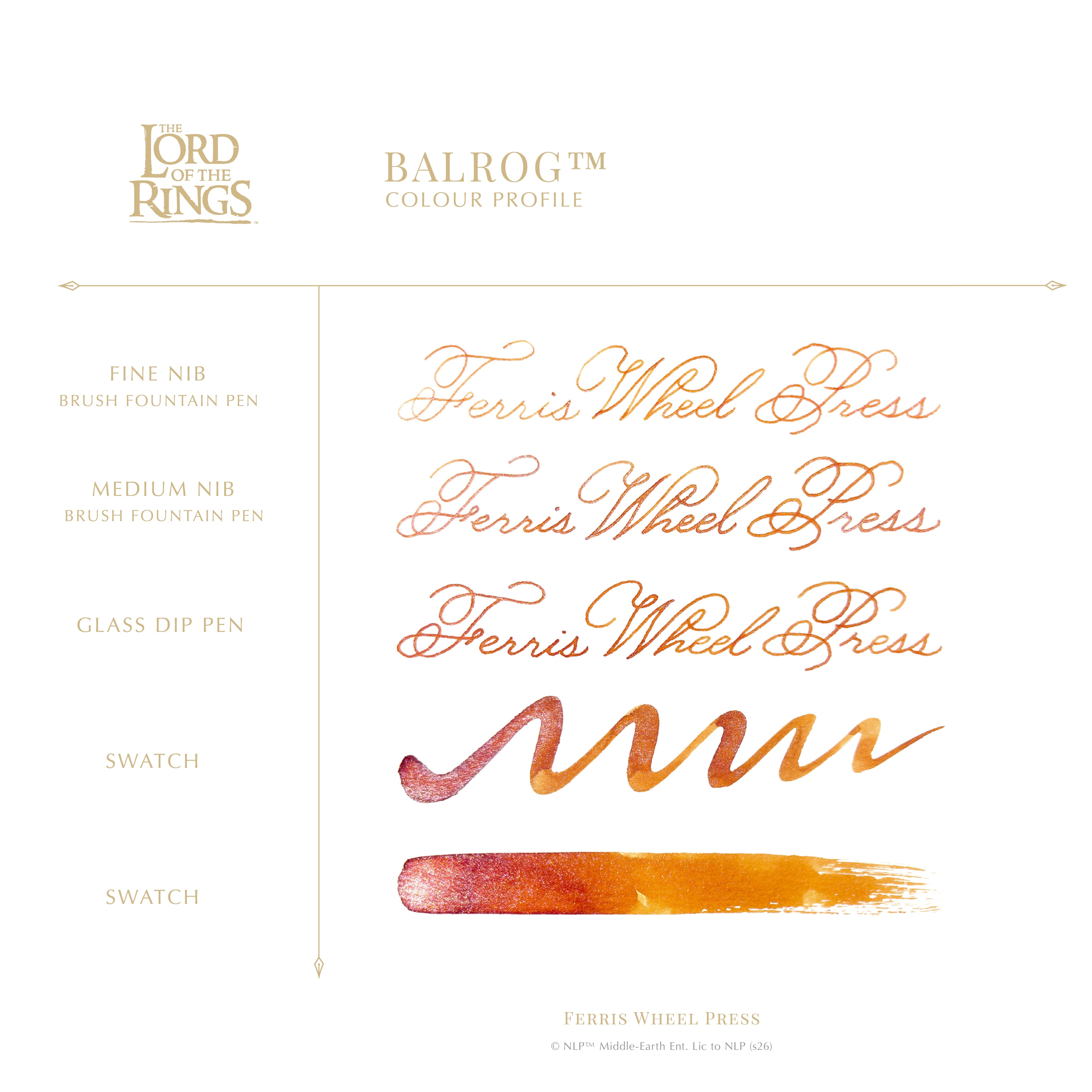 Warner Bros. | The Lord of the Rings 25th Anniversary | Balrog 38ml Ink