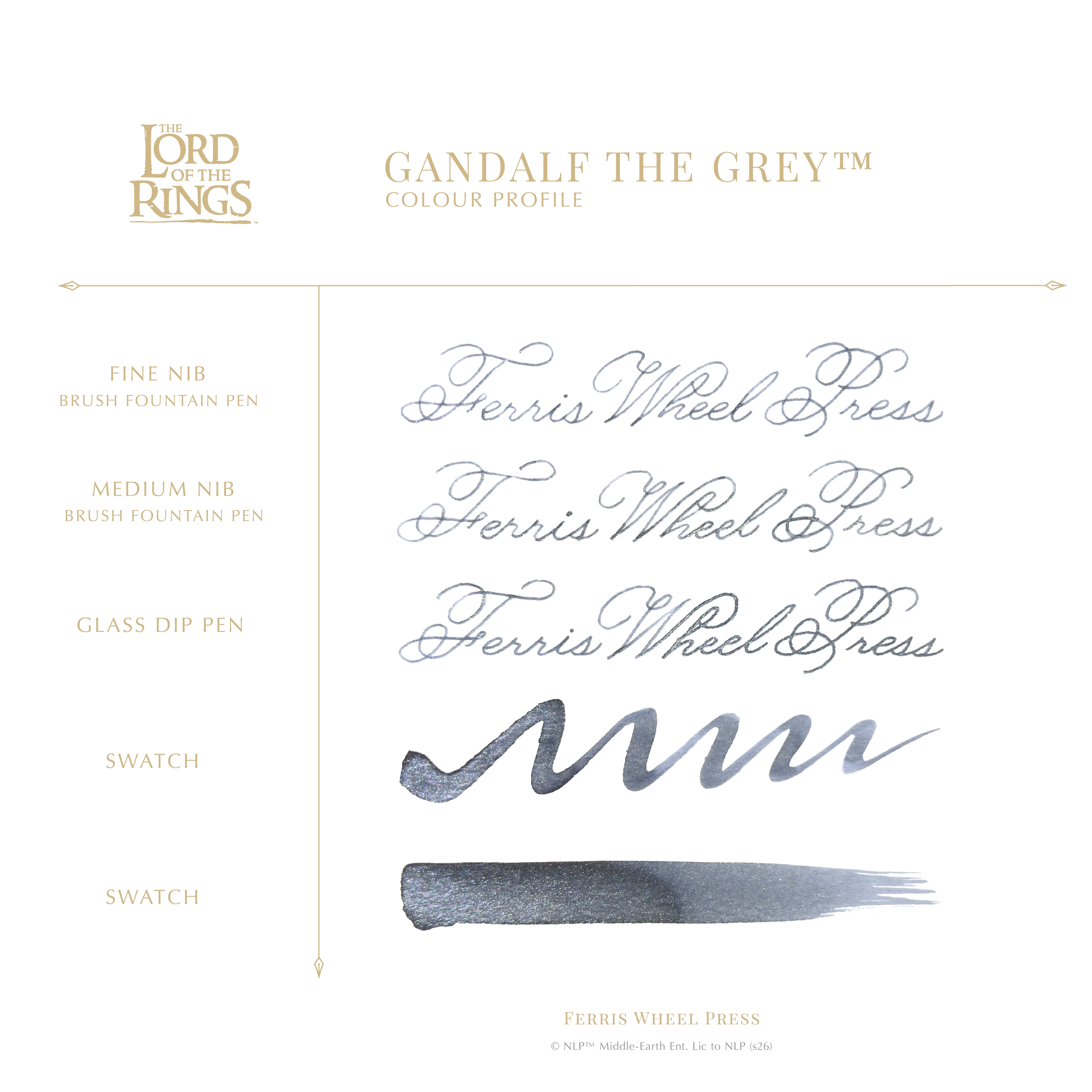 Warner Bros. | The Lord of the Rings 25th Anniversary | Gandalf the Grey 38ml Ink
