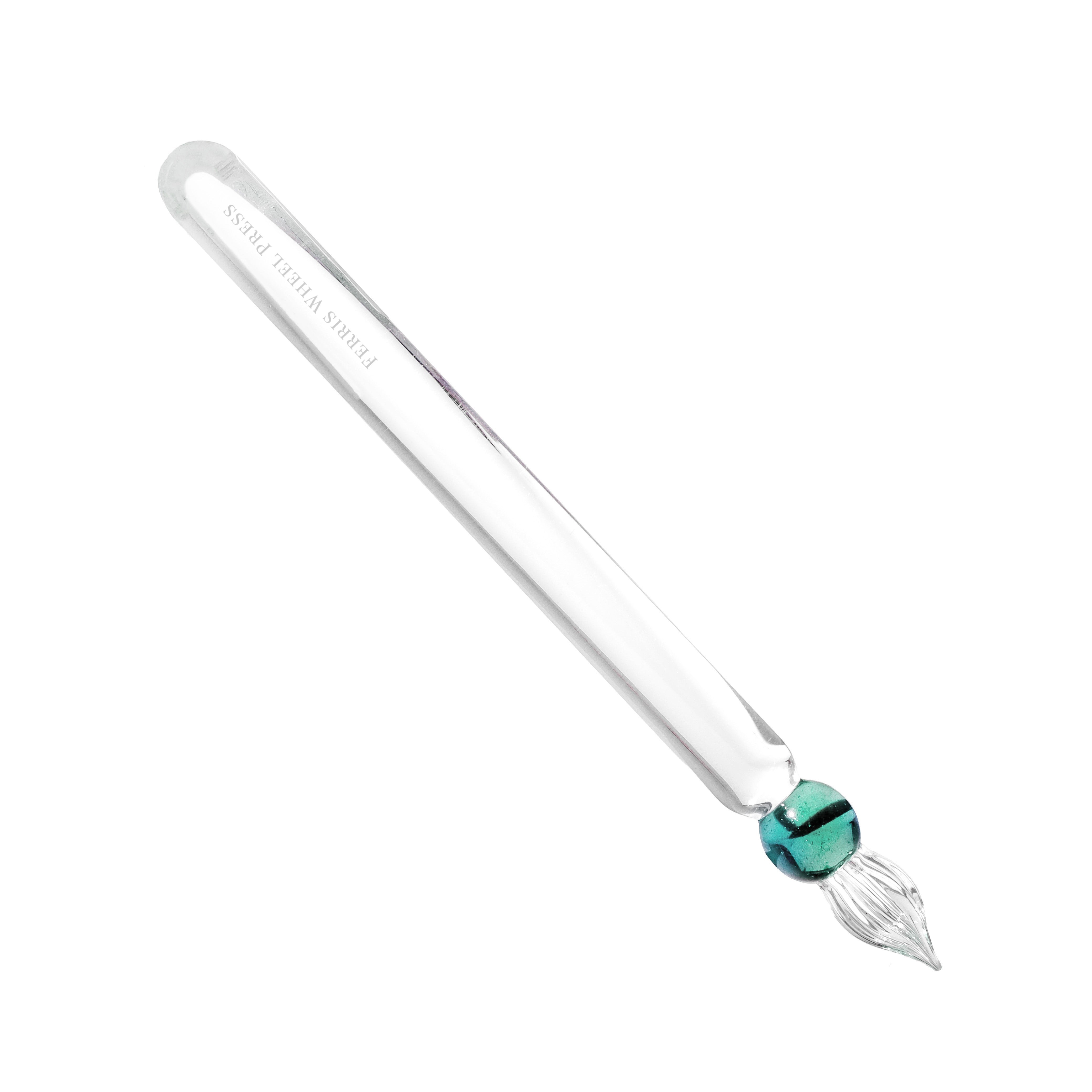 The Gumdrop Glass Dip Pen - Tourmaline