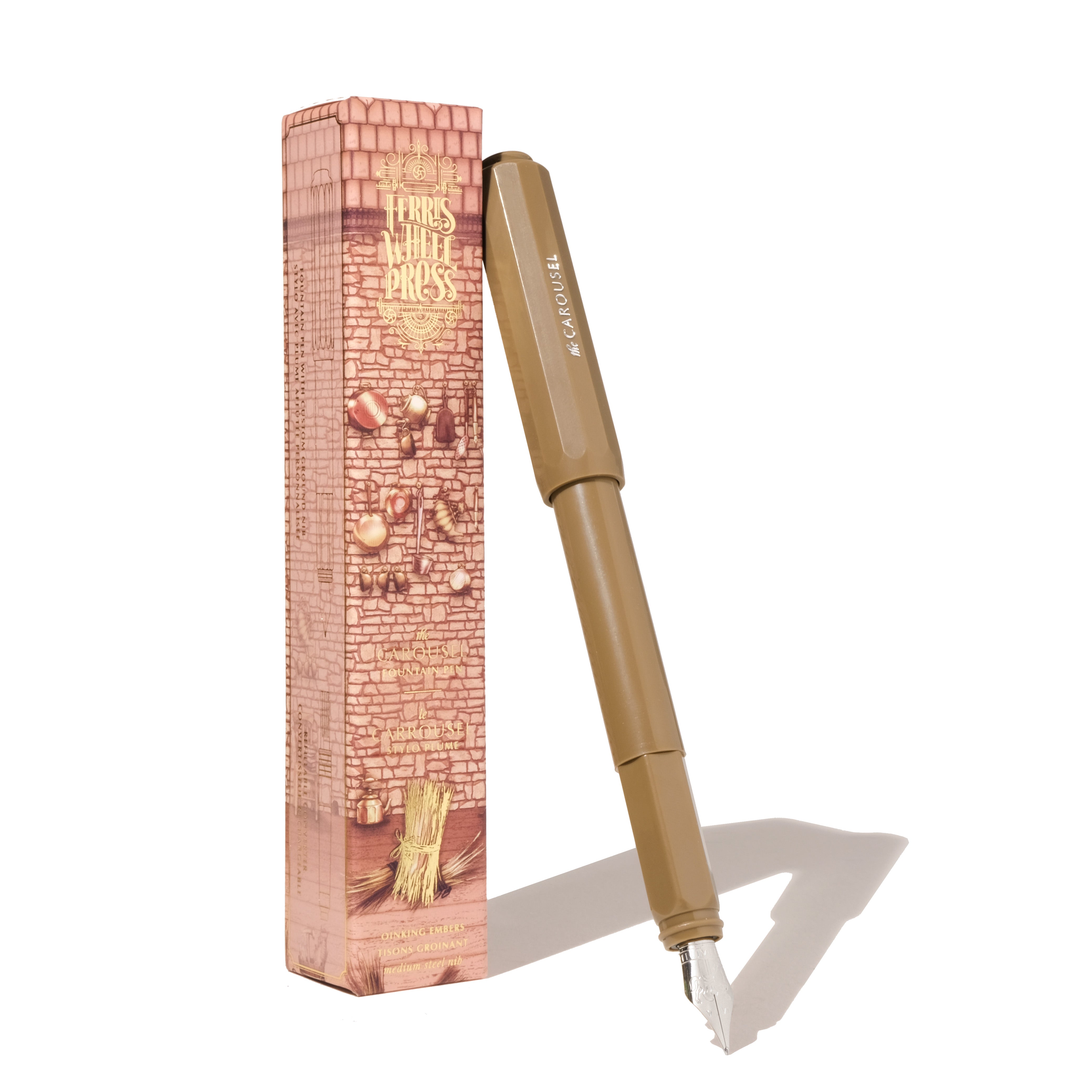 Limited Edition - The Carousel Fountain Pen - Oinking Embers