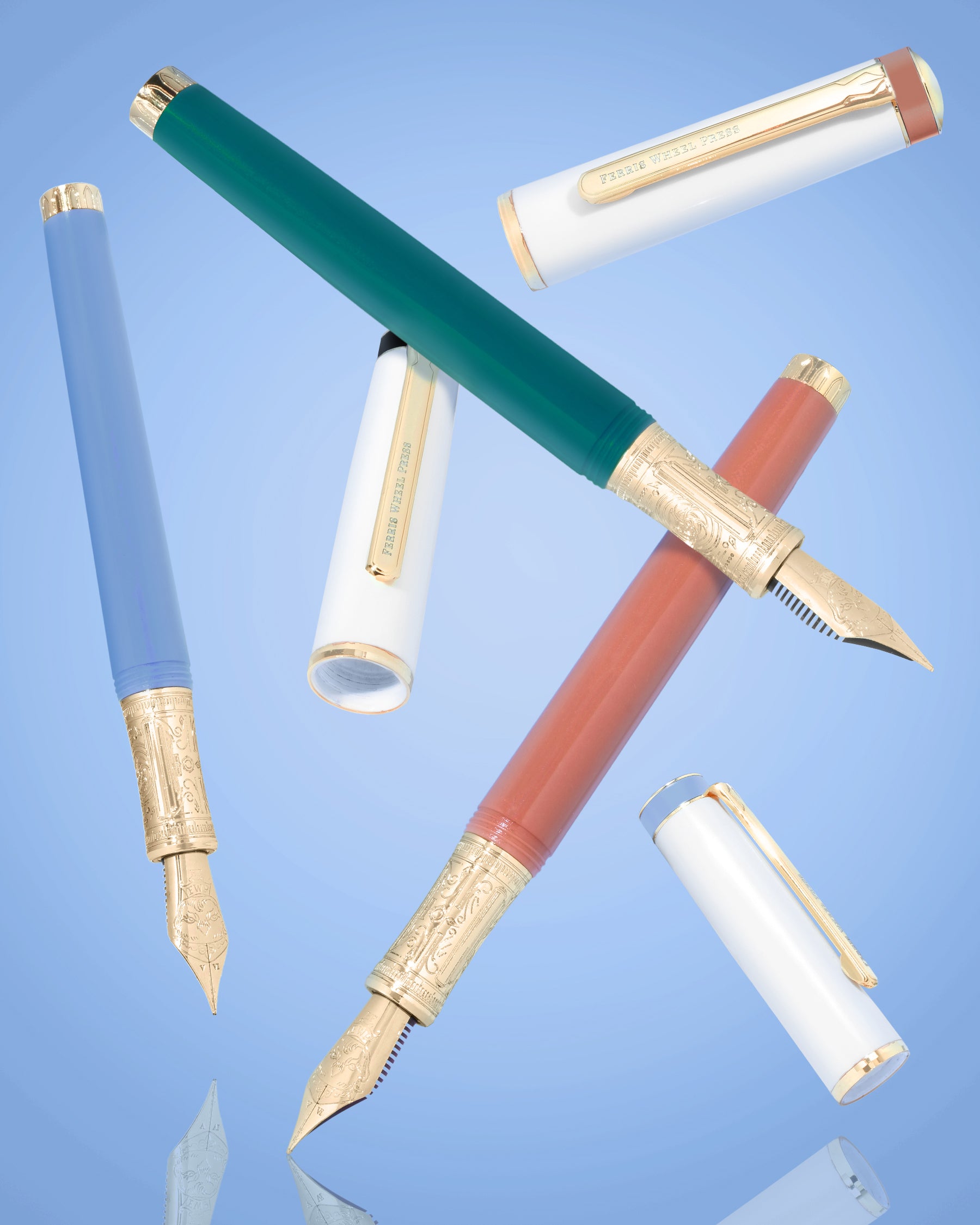 The Masque Pen & Ink Set - Blue