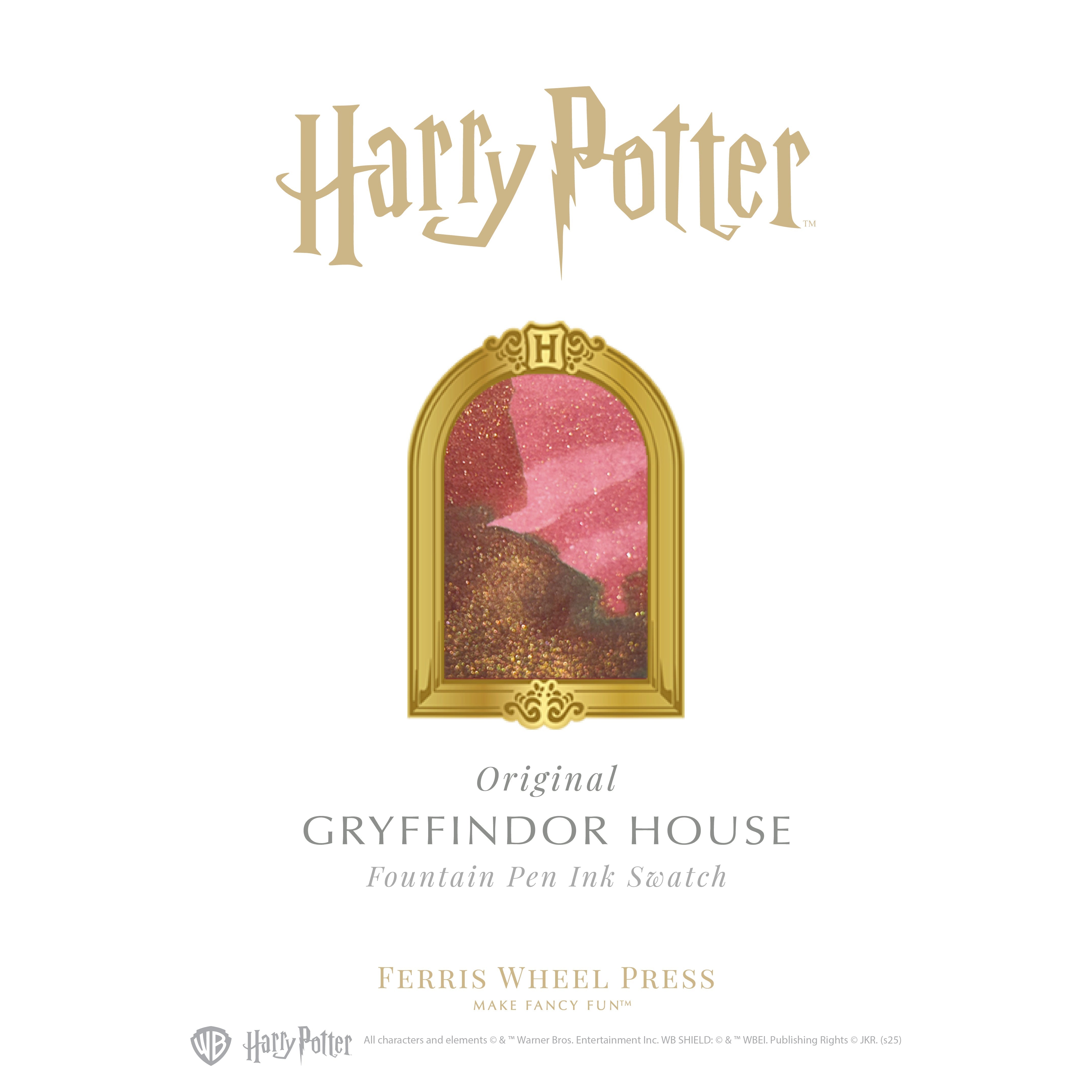 Warner Bros. | Harry Potter | Carousel Pen and Ink Set | Gryffindor House
