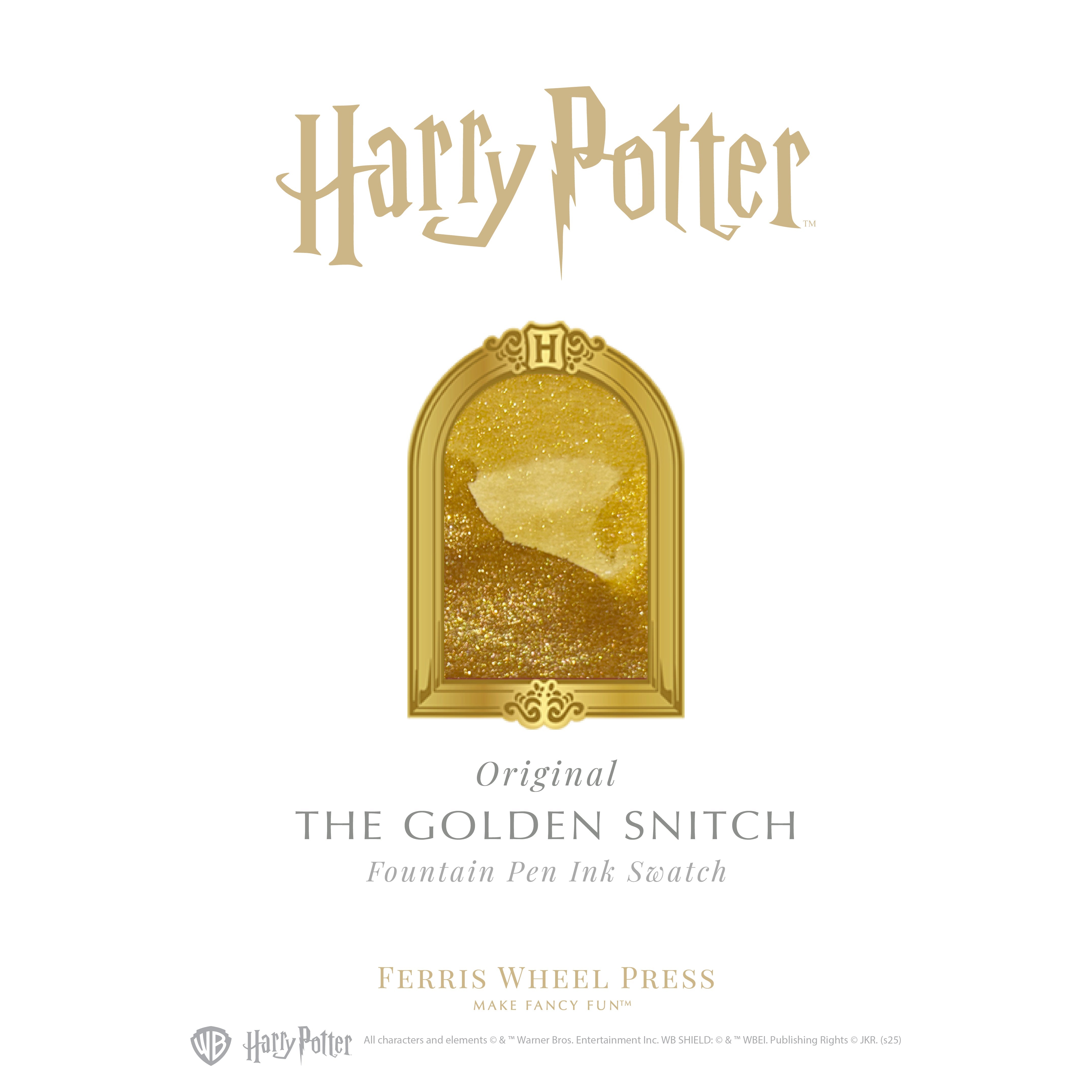 Warner Bros. | Harry Potter | Property of Hogwarts™ 38ml Ink | Limited Run | The Golden Snitch