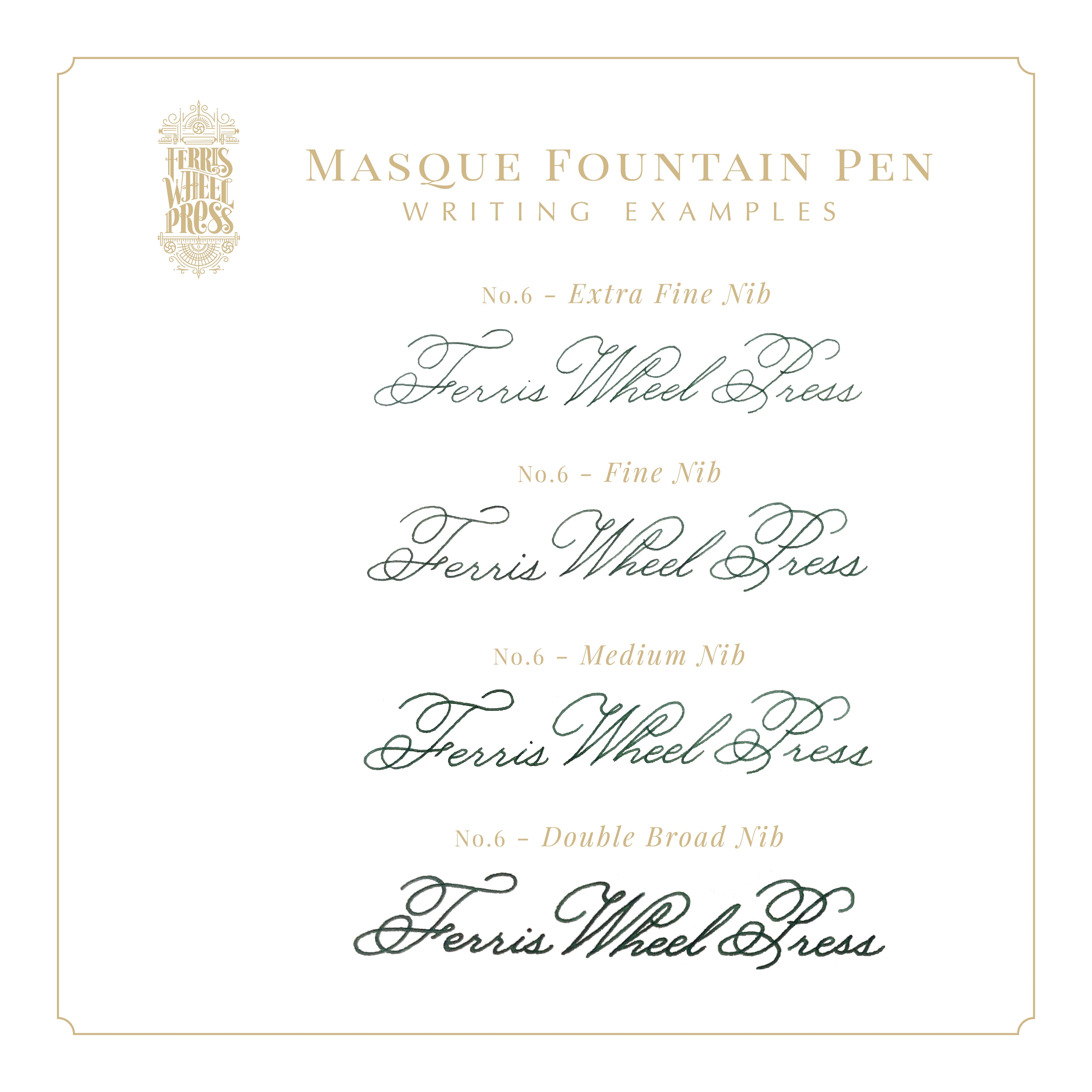 The Masque Pen & Ink Set - Coral