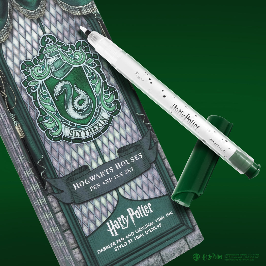 Warner Bros. | Harry Potter | Dabbler Pen and Ink Set | Slytherin House