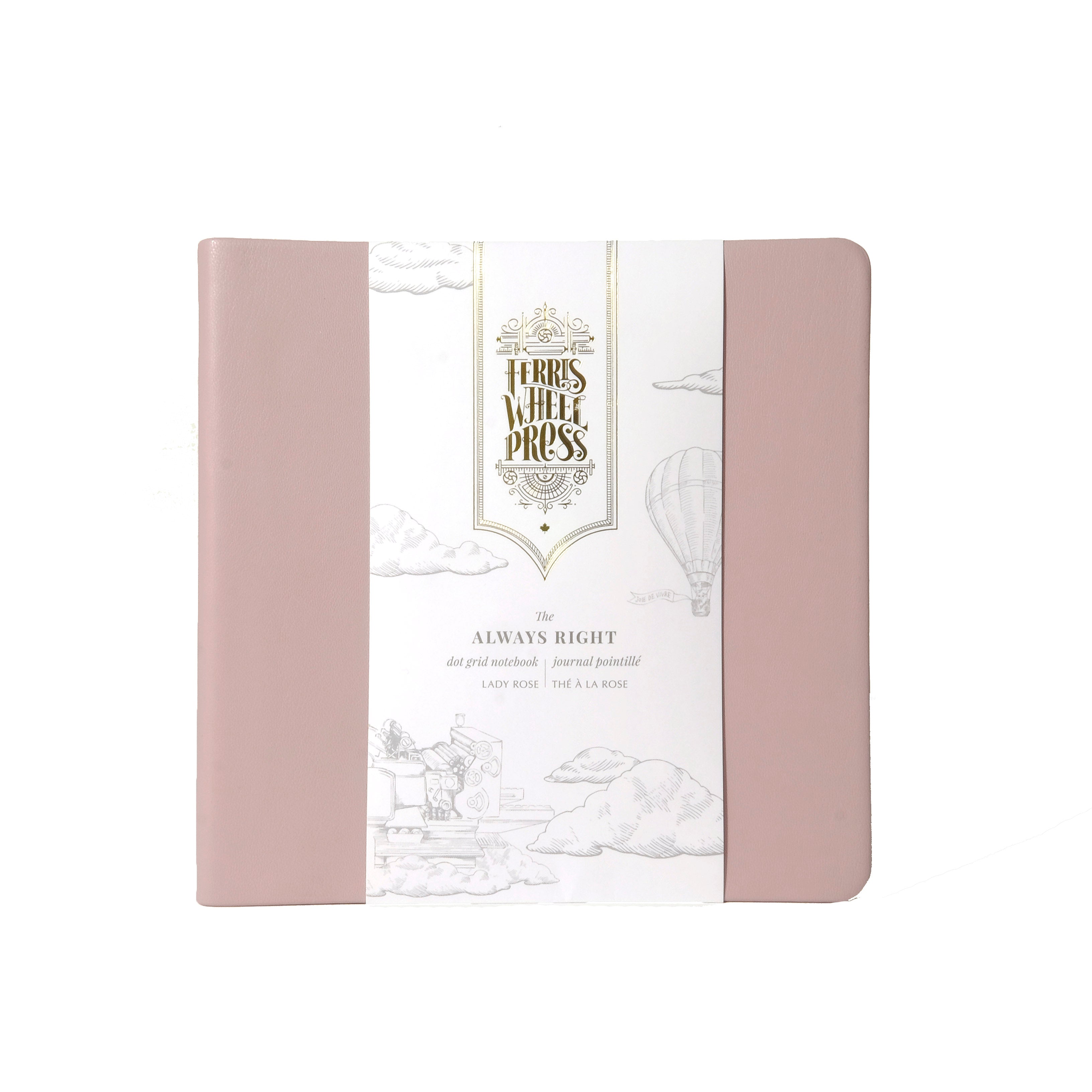 Always Right Fether Notebook - Lady Rose