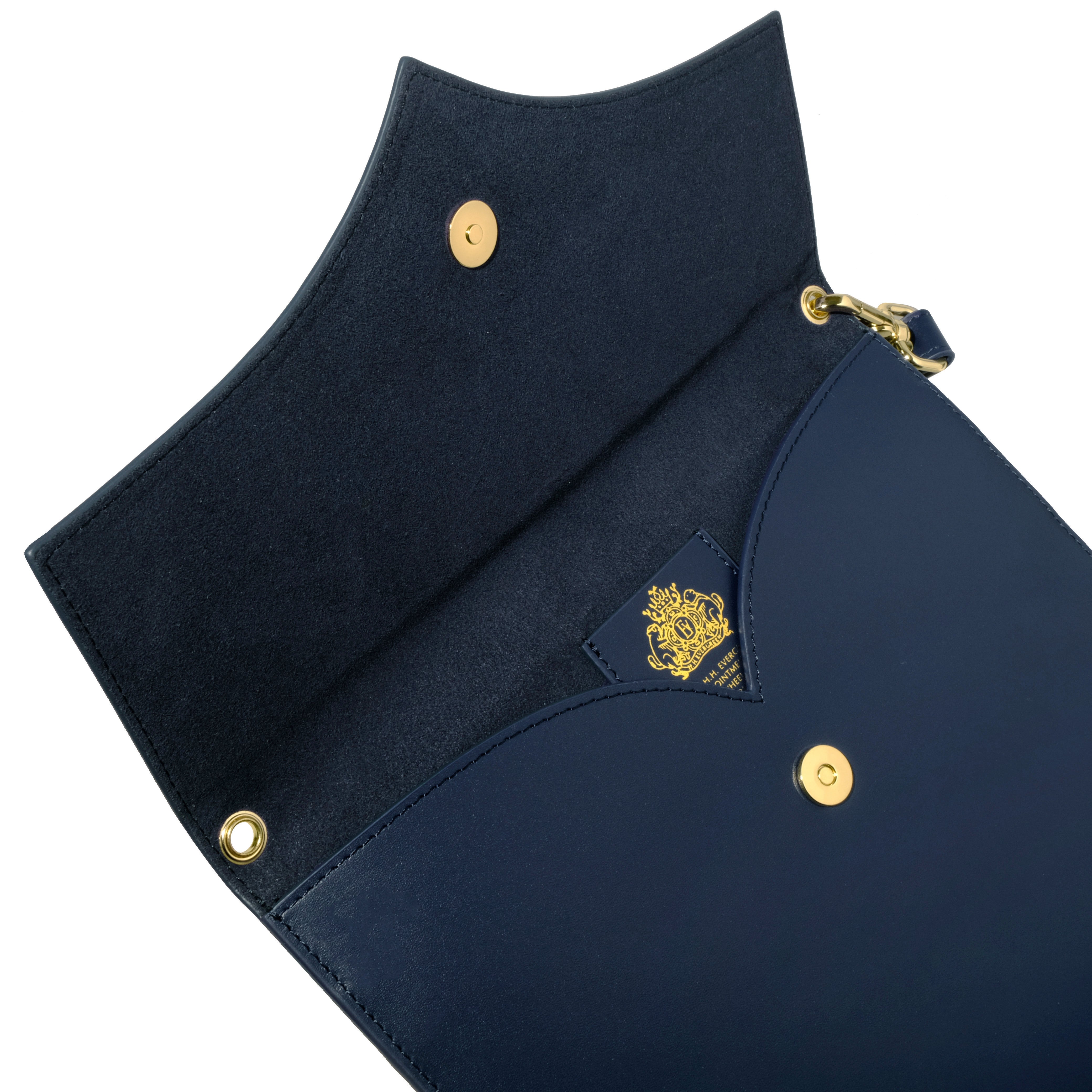 Leather Stationery Collection - The Pendant Folio A5 / Navy